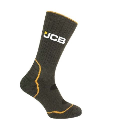 JCB Anti Blister Double Layer Sock, Black/Grey