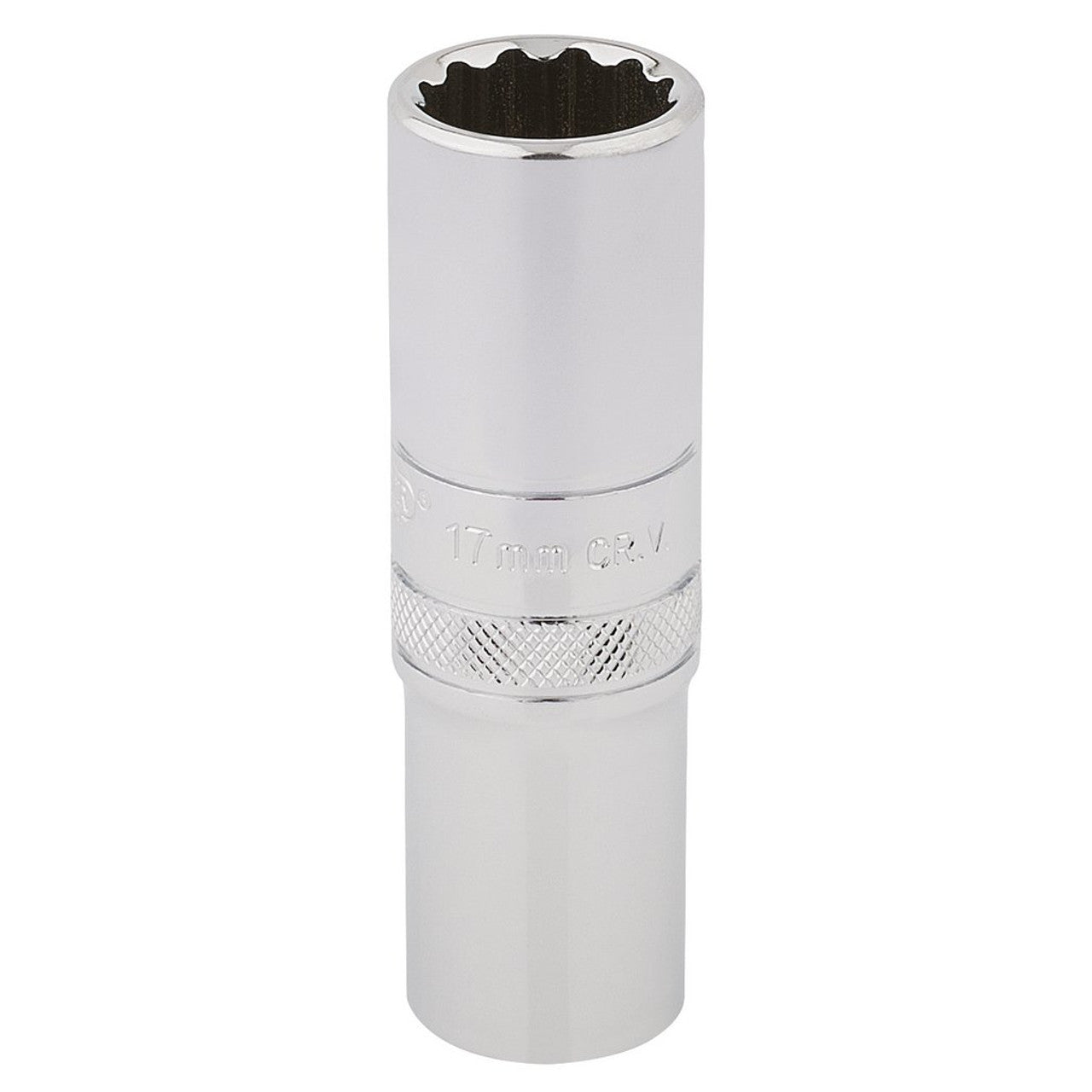 Draper 33735 HI-TORQ 12 Point Deep Socket, 1/2" Sq. Dr., 17mm