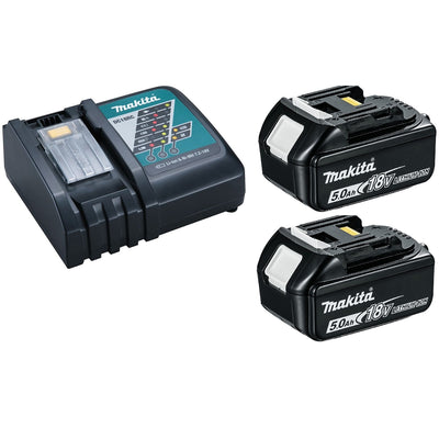 Makita DLX2145TJ 18v Twin Pack - DHP458, DTD152 Impact Driver, 2 x 5.0ah + Charger + Case