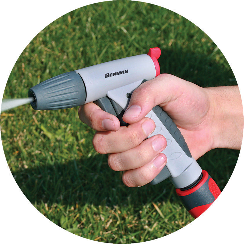 Benman 77197 Adjustable Front Pull Trigger Nozzle & Water Hose Adaptor