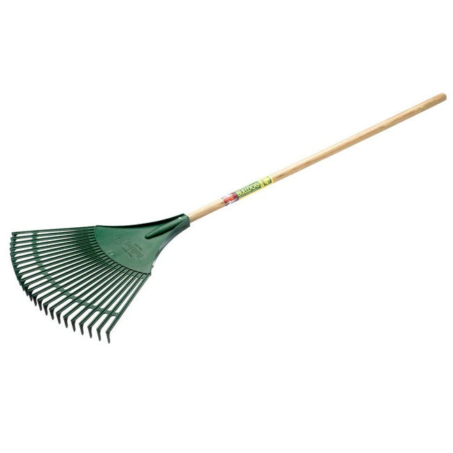 Bulldog BPR Wide Head Plastic Leaf Rake, Ash Shaft, 48"