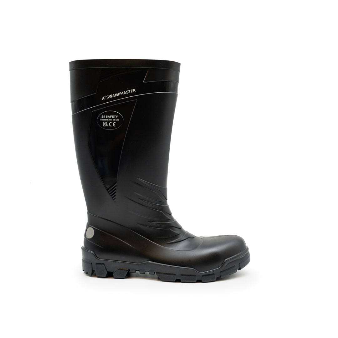 Xpert Swampmaster Titan S5 Safety PVC Wellington, Black