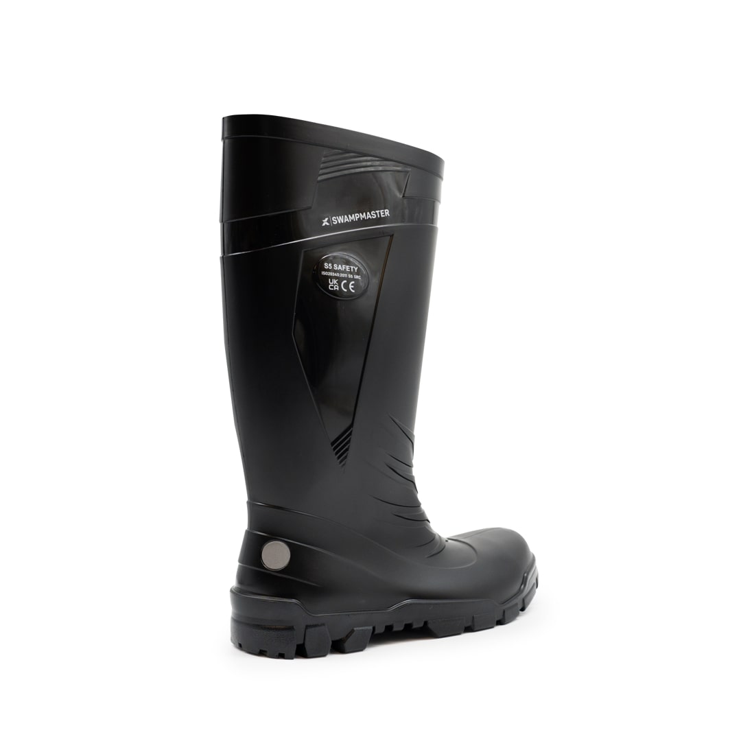 Xpert Swampmaster Titan S5 Safety PVC Wellington, Black