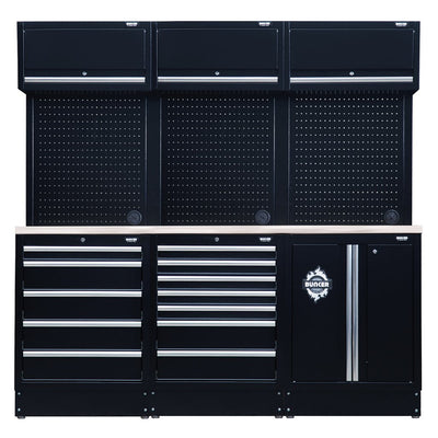 Draper 04415 Bunker Modular Storage Combo with Stainless Steel Worktop (14 Piece)