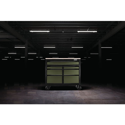 Draper 08221 BUNKER Workbench Roller Tool Cabinet 7 Drawer Green