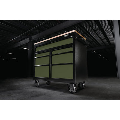 Draper 08221 BUNKER Workbench Roller Tool Cabinet 7 Drawer Green