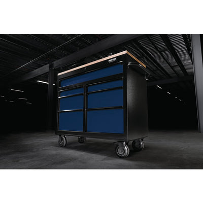 Draper 08222 BUNKER Workbench Roller Tool Cabinet 7 Drawer Blue