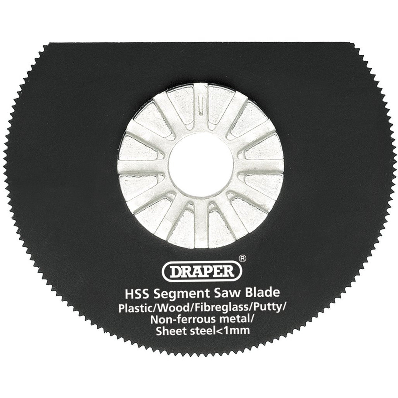 Draper 26057 HSS Segment Saw Blade, 63mm Diameter, 18tpi