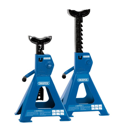 Draper 30878 2 Tonne Ratcheting Axle Stands (Pair)