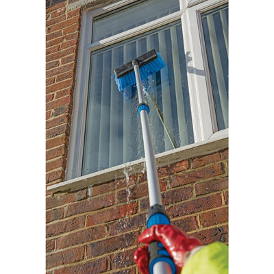 Draper 85068 Flow Through Telescopic Washing Brush, 3m
