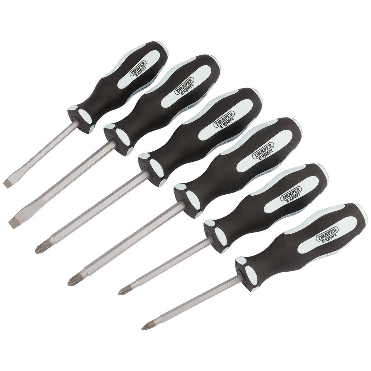 Draper Expert 63590 'Pound Thru' Soft Grip Screwdriver Set (6 Piece)