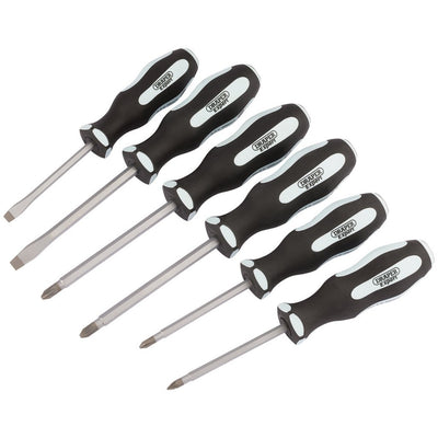 Draper Expert 63590 'Pound Thru' Soft Grip Screwdriver Set (6 Piece)