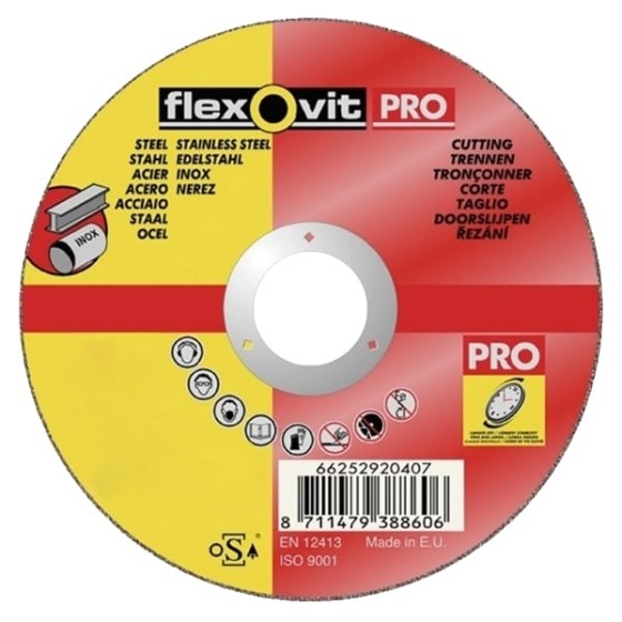 FlexOvit Pro Metals Grinding Disc 230mm x 6.5mm x 22.23mm