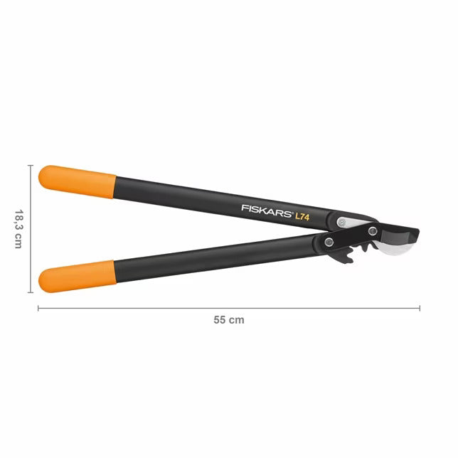 Fiskars PowerGear Bypass Lopper Hook Head M L74