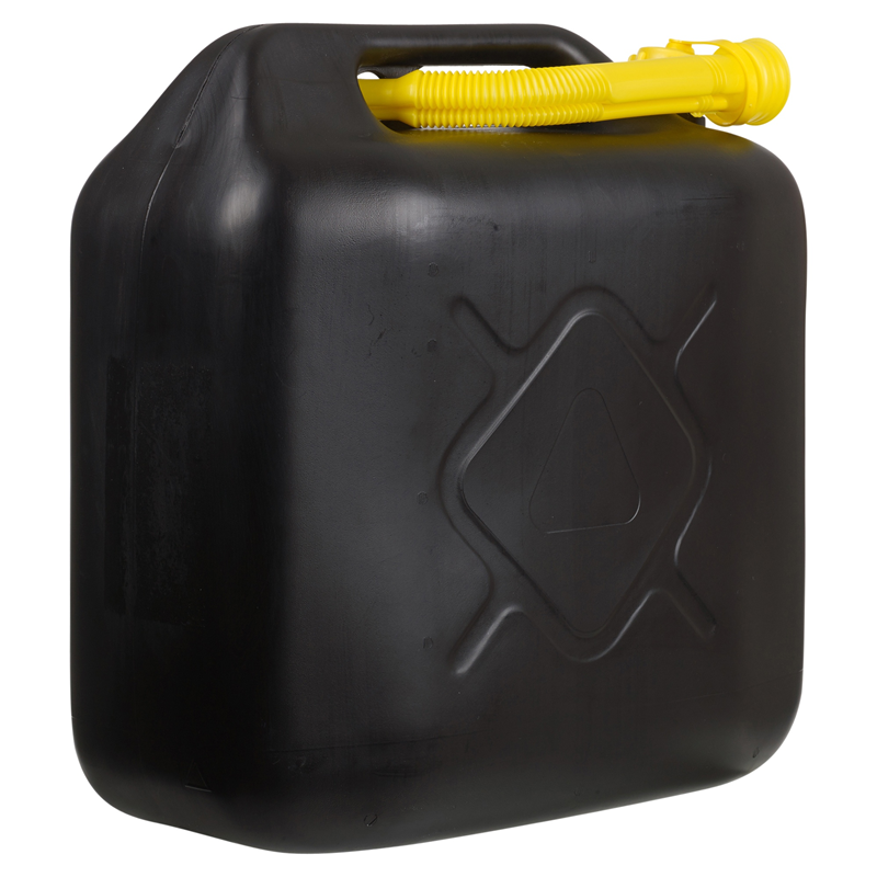 Black Plastic 5Ltr Jerry Can