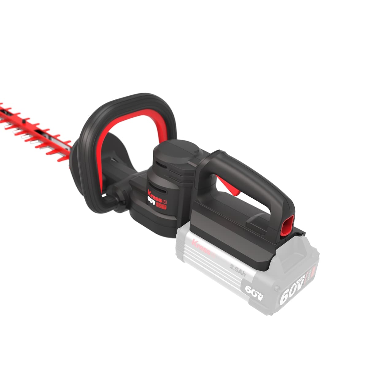 Kress KG262 60V/63CM Hedge Trimmer + 2Ah Battery & 3A Charger