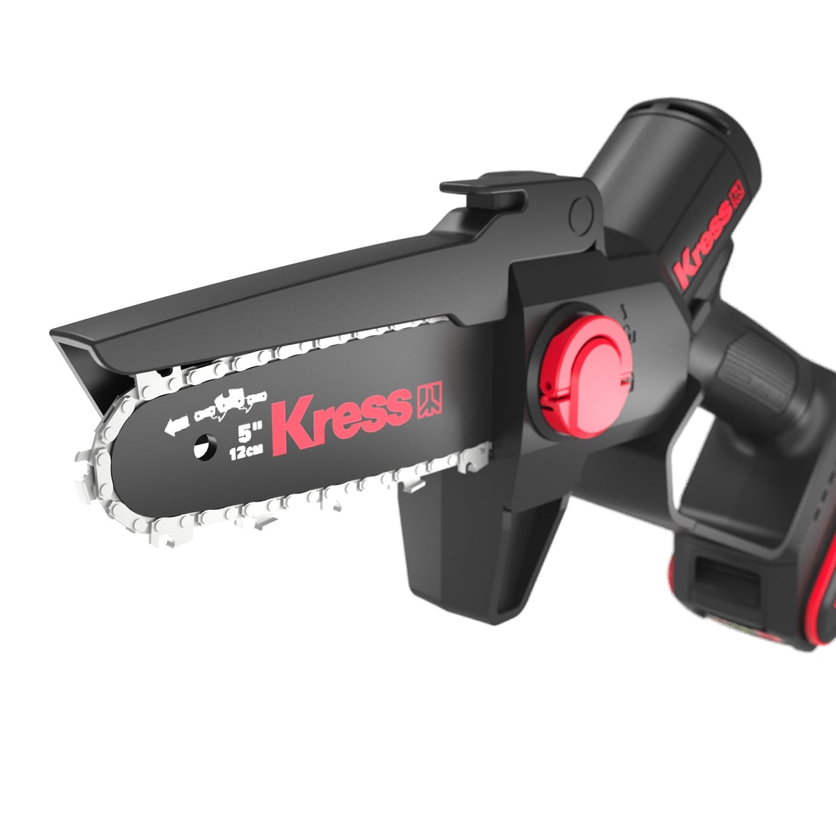 Kress KG343E.1 20V/12CM Mini Chainsaw + 2x 2Ah Battery & 1x 4Ah Dual Charger