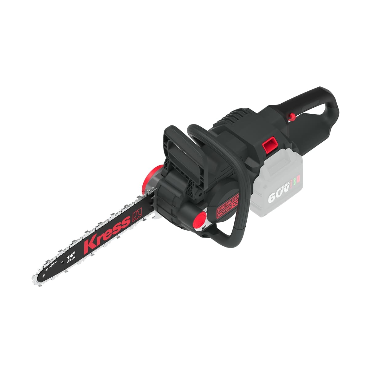 Kress KG367E 60V BL 35cm Chainsaw + 2Ah Battery & 3A Charger