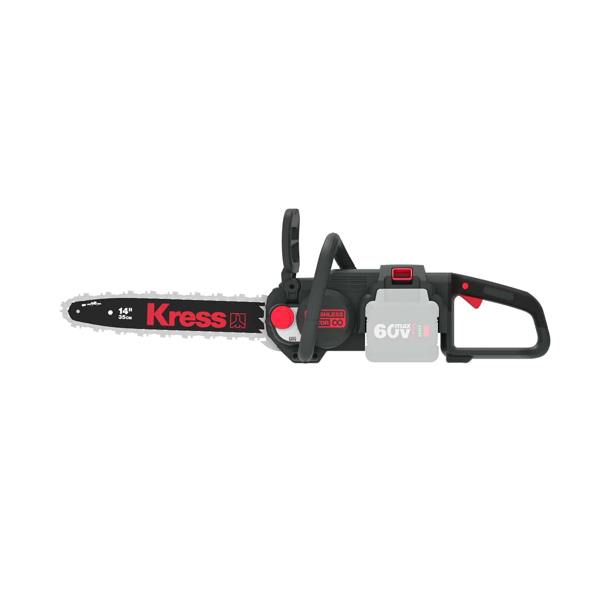 Kress KG367E 60V BL 35cm Chainsaw + Battery & Charger