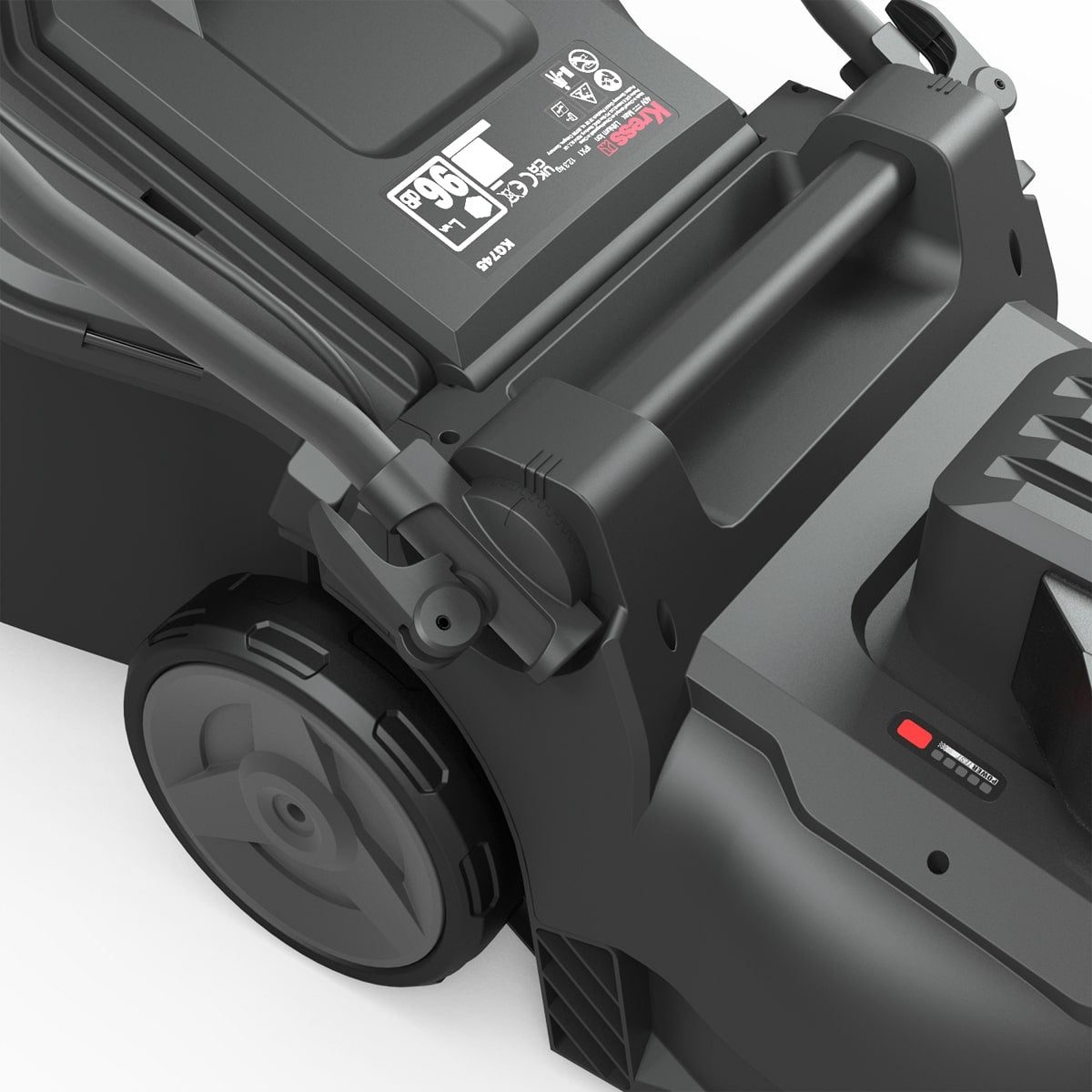 Kress KG745 14" Battery Push mower + 2 x 20V 4Ah Battery & Dual Charger