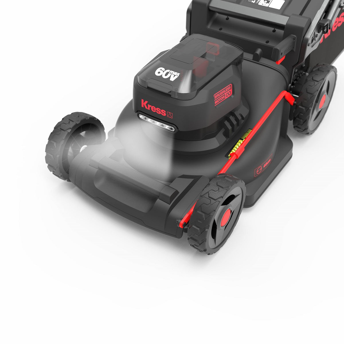 Kress KG756E 60V BL 46cm Push Mower + 4Ah Battery & 5A Charger