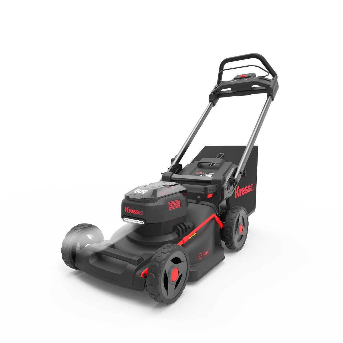 Kress KG756E 60V BL 46cm Push Mower + Battery & Charger