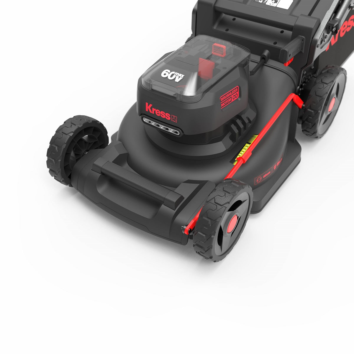 Kress KG757E 60V BL 46cm Self-Propelled Mower + 4Ah Battery & 5A Charger