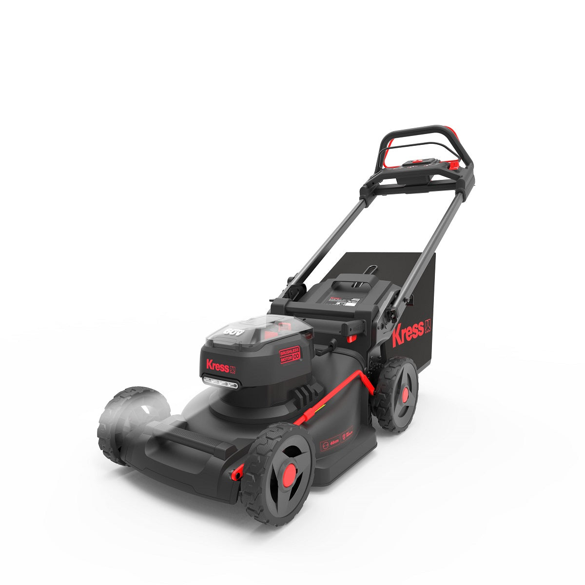 Kress KG757E 60V BL 46cm Self-Propelled Mower + 4Ah Battery & 5A Charger