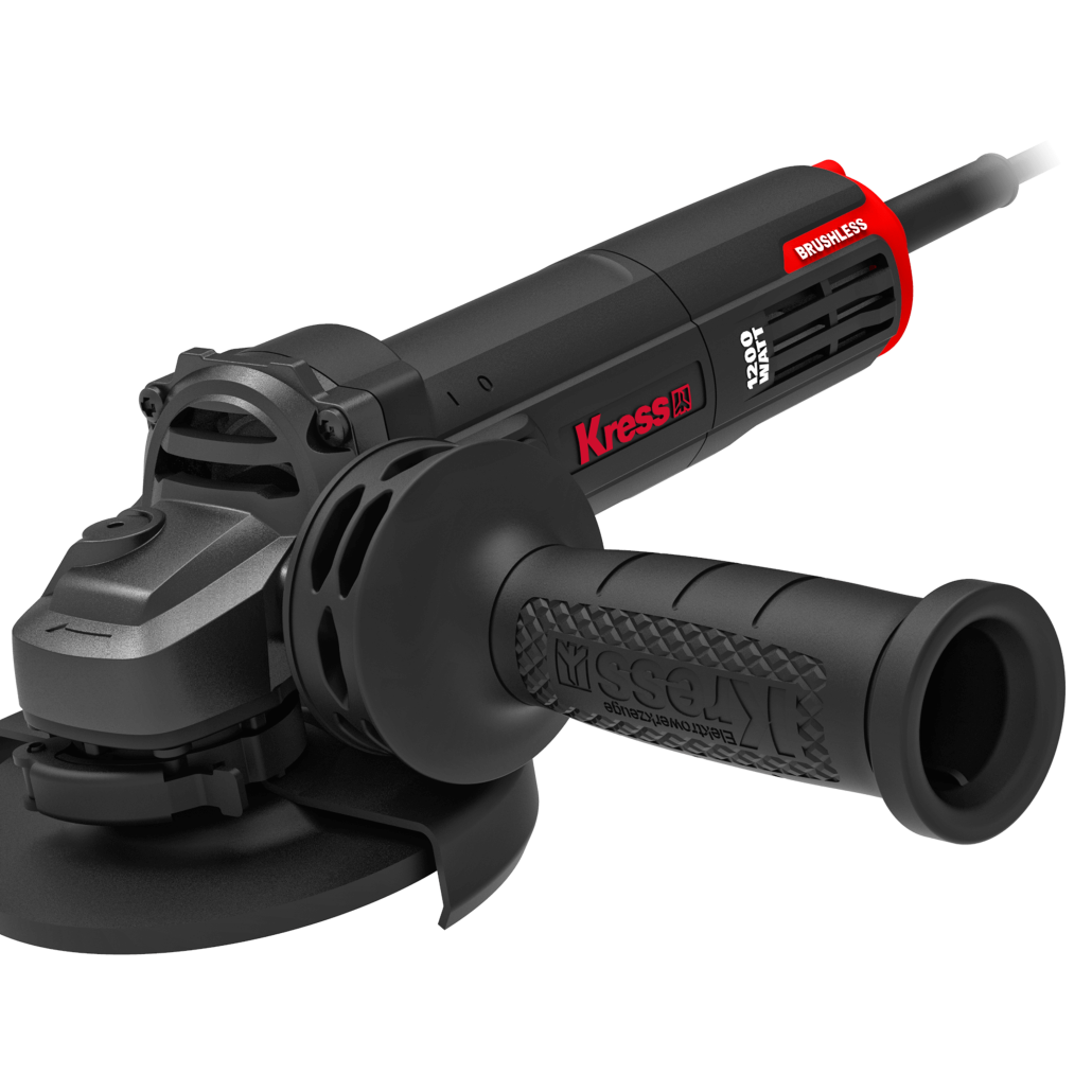 Kress KUS26 1200W Brushless Angle Grinder 125mm, Bare Tool