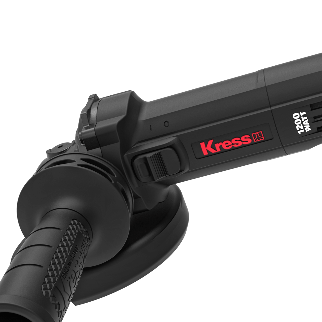 Kress KUS26 1200W Brushless Angle Grinder 125mm, Bare Tool