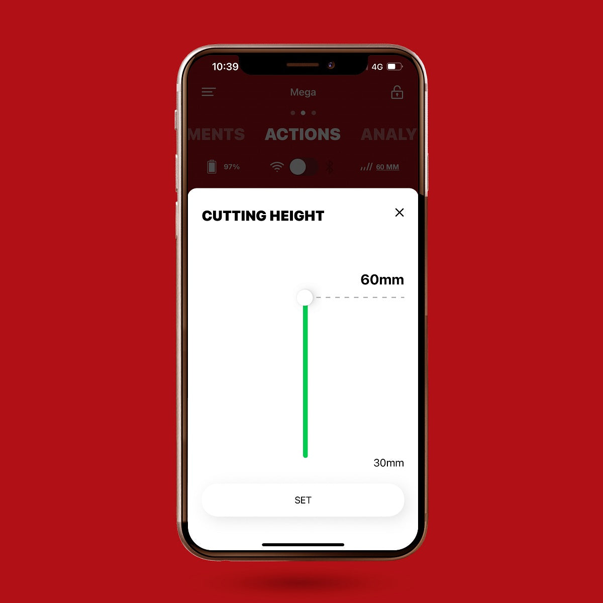 Kress KR133E Mega Robot Lawnmower, 3000m2