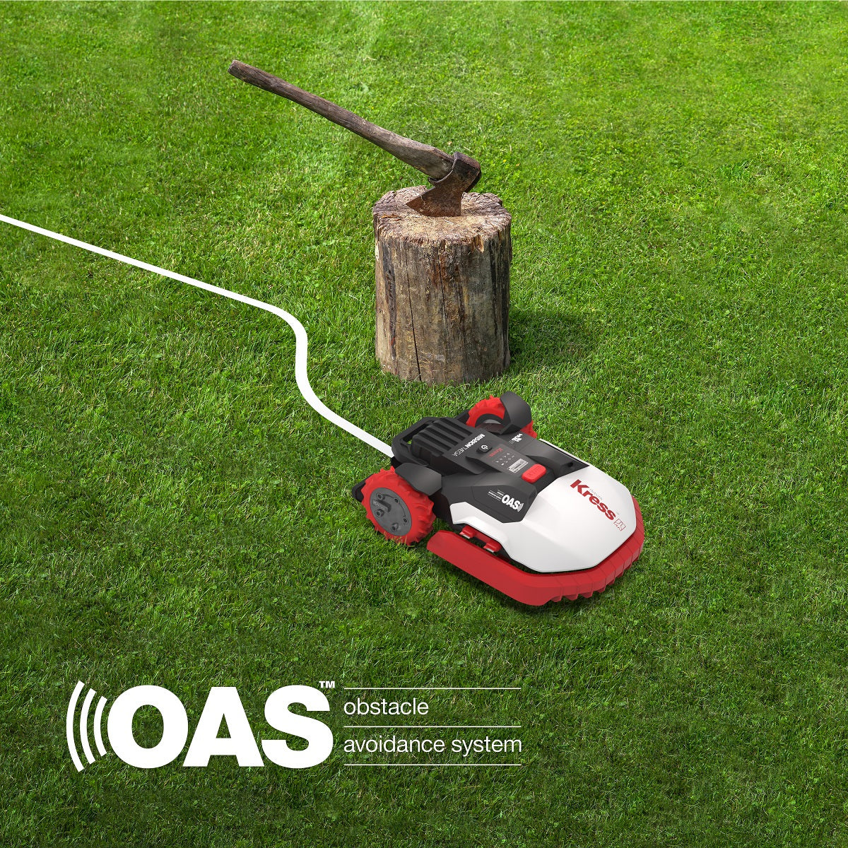 Kress KR133E Mega Robot Lawnmower, 3000m2