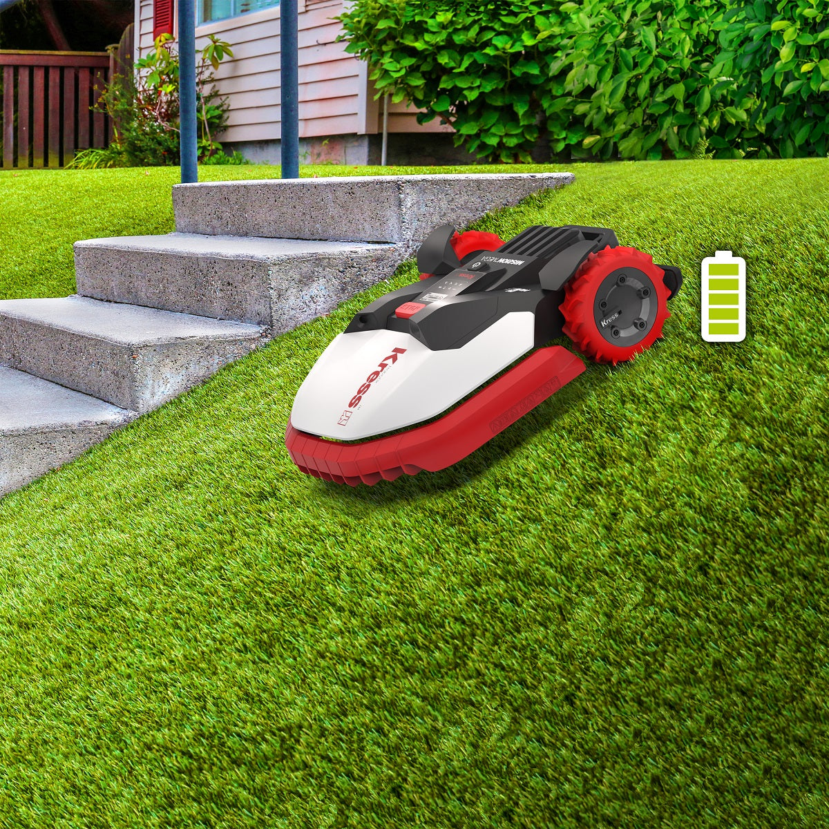 Kress KR133E Mega Robot Lawnmower, 3000m2
