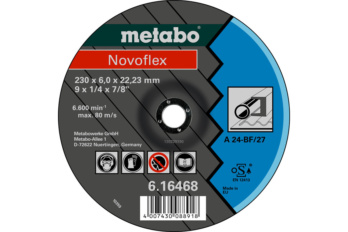 Metabo Novoflex 230x6.0x22.2 Steel Grinding Disc