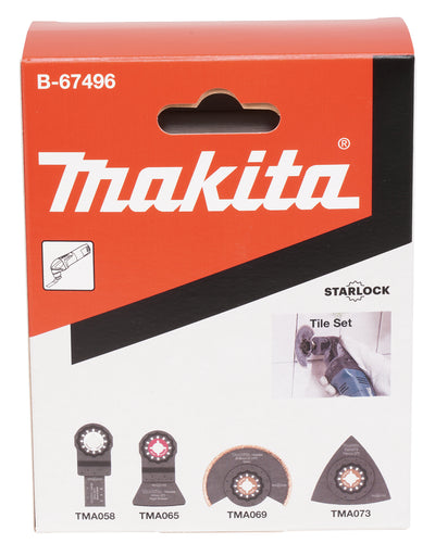 Makita B-67496 Starlock Multi-Tool 4 Piece Saw Set