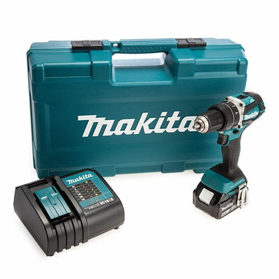 Makita DHP484STX5 18V Combi Drill with 1 x 5.0Ah Battery & Accessory Set