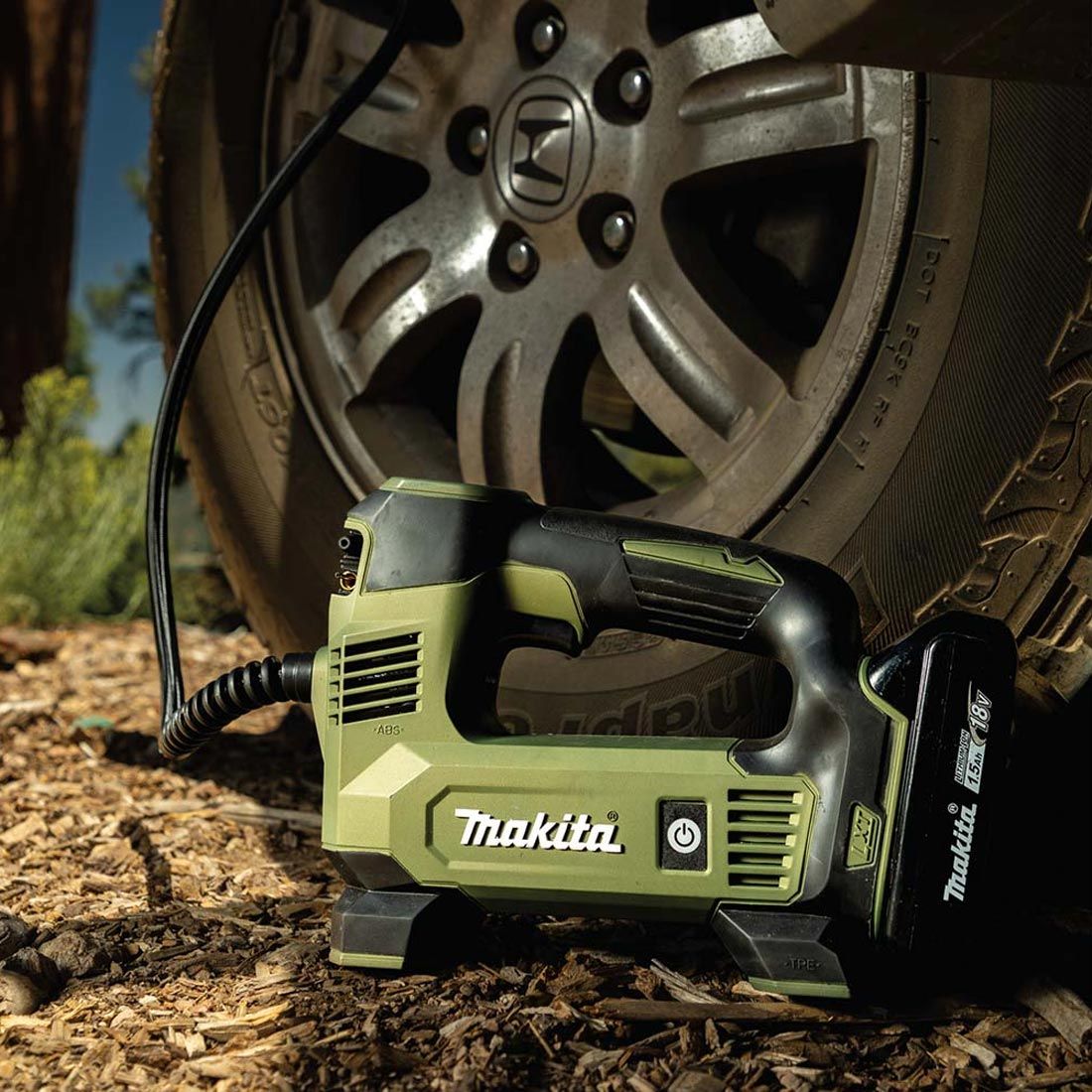 Makita DMP180ZO 18V LXT Inflator Olive Green