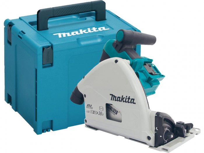 Makita DSP600ZJ 18V LXT BL Twin Plunge Saw - Body Only