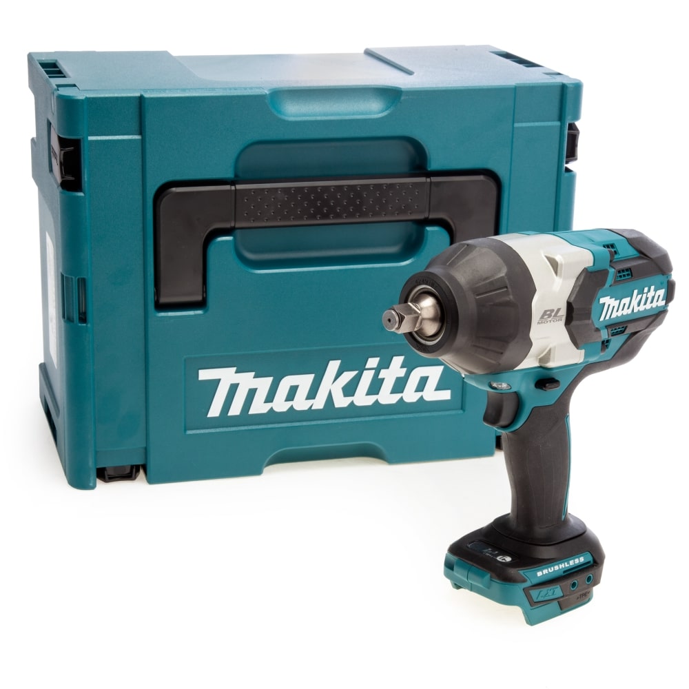 Makita DTW1002ZJ 18V LXT Brushless Impact Wrench, Body Only with Makpac Case