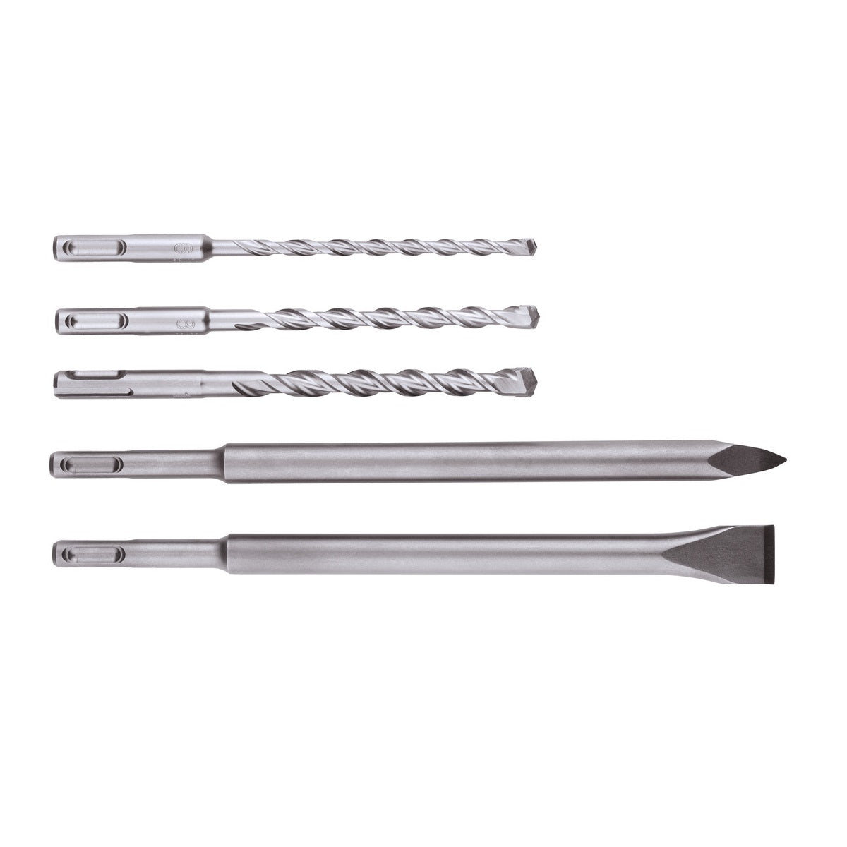 Metabo SDS+ Drill Bit/Chisel Set, 5 Pieces