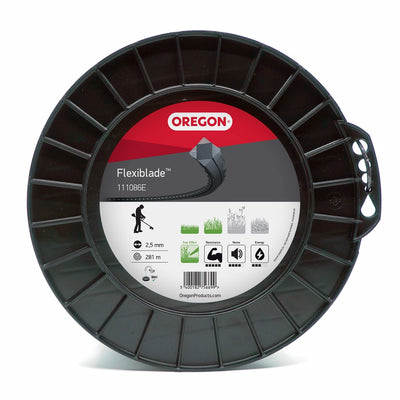 Oregon 111086E Flexiblade Spool, Trimmer Line Wire, 2.50mm x 281M