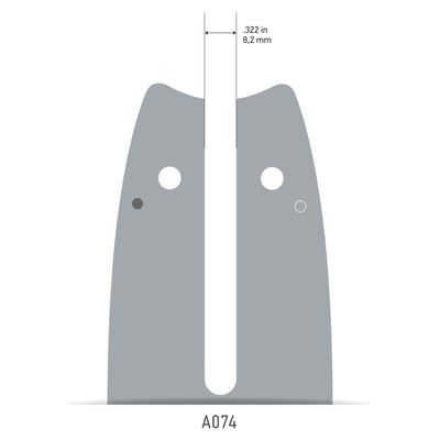 Oregon 160SXEA074 AdvanceCut Guide Bar, 16"