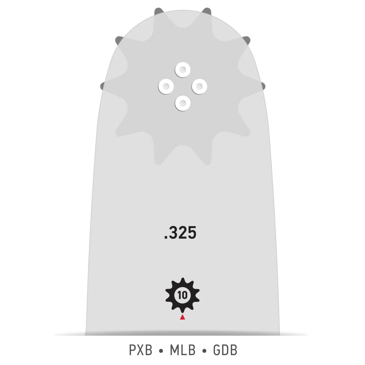 Oregon 168PXBK095 Chainsaw Bar, 16in Advancecut .325 Series