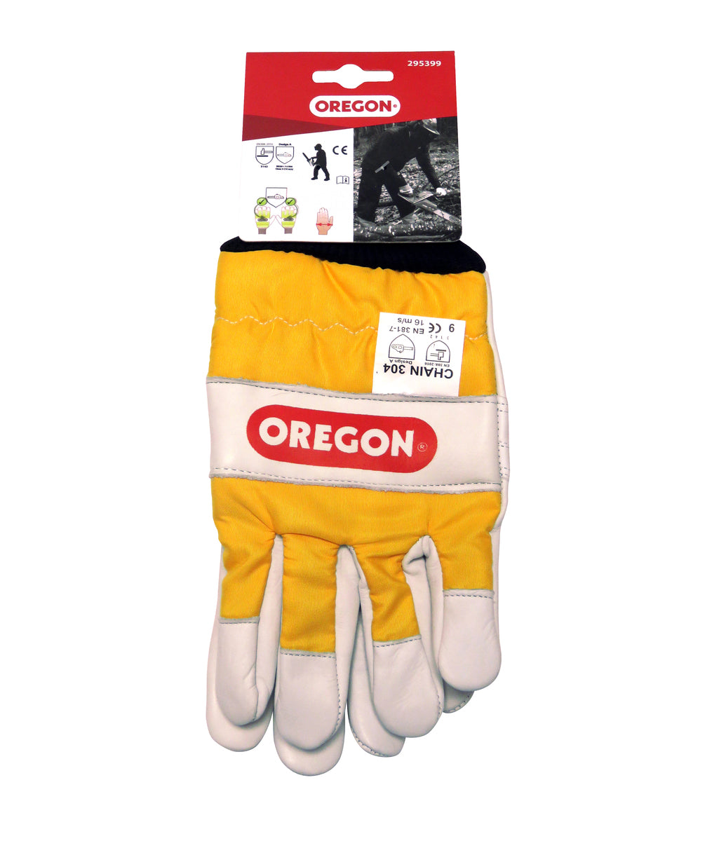Oregon 295399M Chainsaw Gloves, 2-Hand Protection