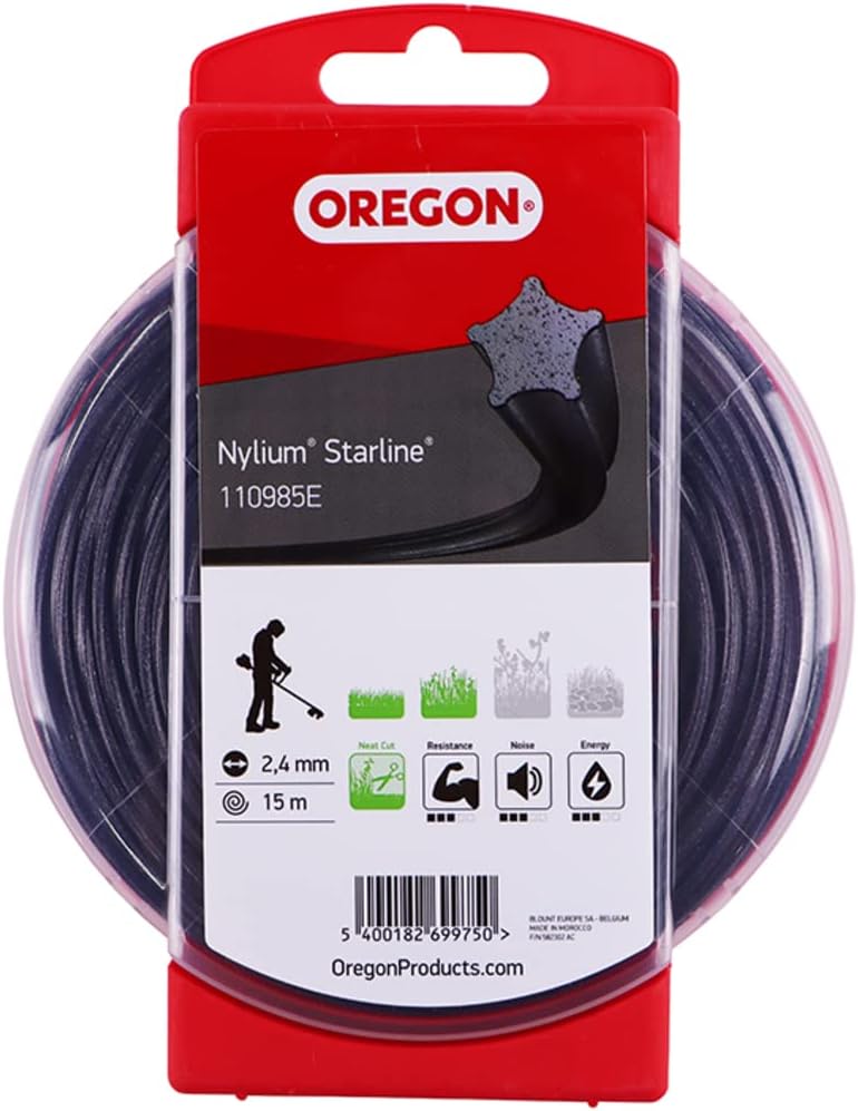 Oregon 559054 Nylium? Star Trimmer Line, 2.7mm, 15m