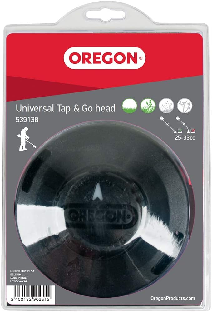 Oregon 559059 Lightning Load™ Tap & Go Strimmer Head, 130mm