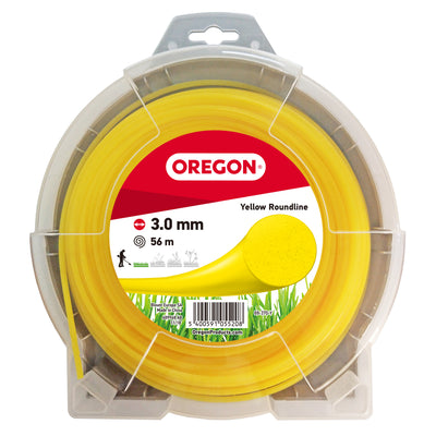 Oregon 69-370-Y Yellow Round Trimmer Line, 3.0mm, 1lb/56m Donut