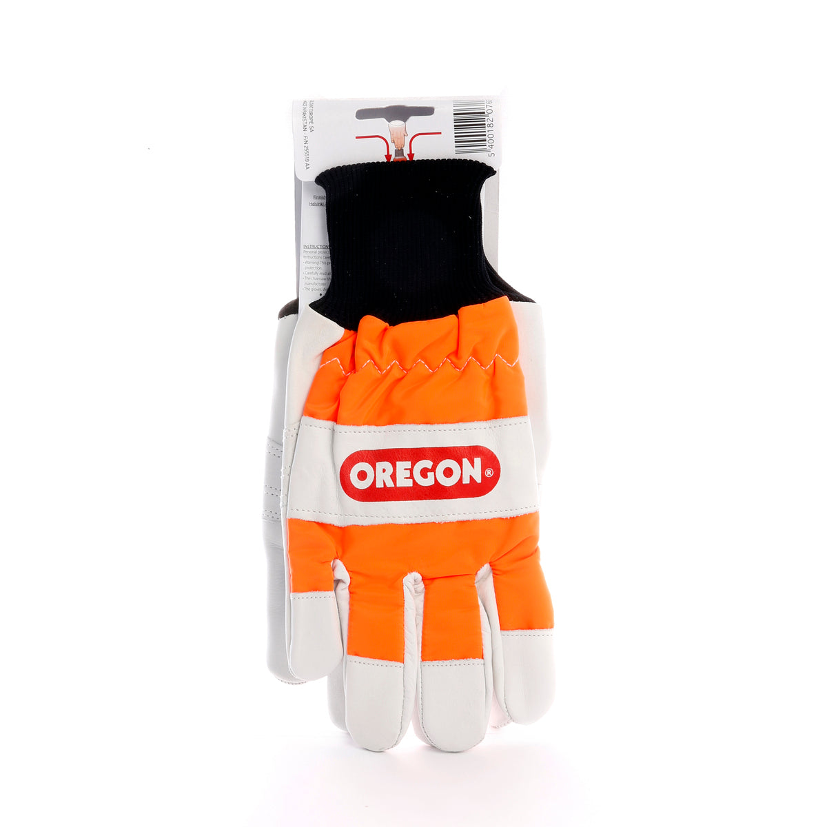 Oregon 91305M Chainsaw Left-Hand Protection Leather Gloves – Medium (Size 9)