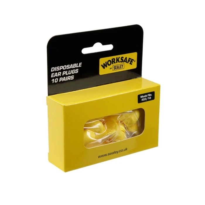 Sealey 403/10 Ear Plugs Disposable - 10 Pairs