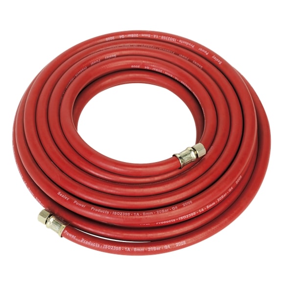 Sealey AHC10 10m x 8mm Air Hose with 1/4"BSP Unions
